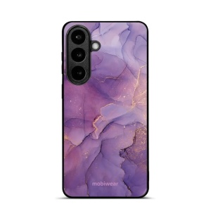 Lesklý kryt na mobil Samsung Galaxy S26 Plus - Mobiwear Glossy G050G, fialový mramor