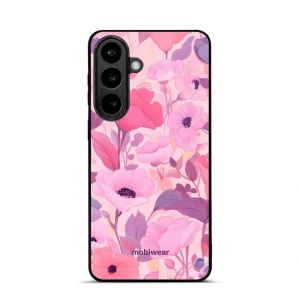 Lesklý kryt na mobil Samsung Galaxy S26 Plus - Mobiwear Glossy GP74G, růžové květy snů