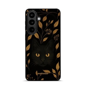 Lesklý kryt na mobil Samsung Galaxy S26 Plus - Mobiwear Glossy G164G, černá kočka