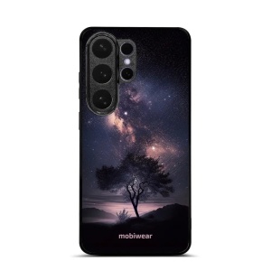 Lesklý kryt na mobil Samsung Galaxy S26 Ultra - Mobiwear Glossy G005G, strom s galaxií