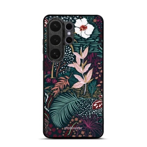 Lesklý kryt na mobil Samsung Galaxy S26 Ultra - Mobiwear Glossy G043G, temná flóra