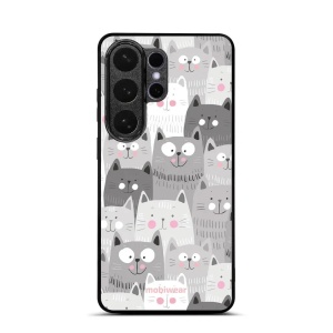 Lesklý kryt na mobil Samsung Galaxy S26 Ultra - Mobiwear Glossy G045G, kočičky
