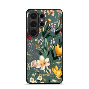 Lesklý kryt na mobil Samsung Galaxy S26 Ultra - Mobiwear Glossy GP71G, na zelené louce
