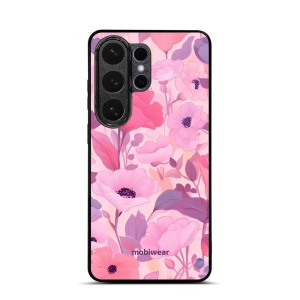 Lesklý kryt na mobil Samsung Galaxy S26 Ultra - Mobiwear Glossy GP74G, růžové květy snů
