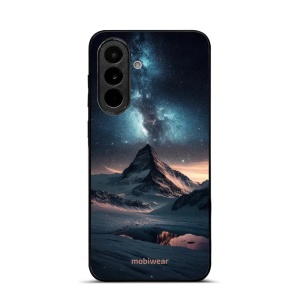 Lesklý kryt na mobil Samsung Galaxy A37 5G - Mobiwear Glossy G006G, hora s hvězdnou oblohou