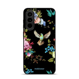 Lesklý kryt na mobil Samsung Galaxy A37 5G - Mobiwear Glossy G041G, ptáček a květy