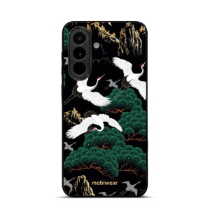 Lesklý kryt na mobil Samsung Galaxy A37 5G - Mobiwear Glossy G042G, jeřábi