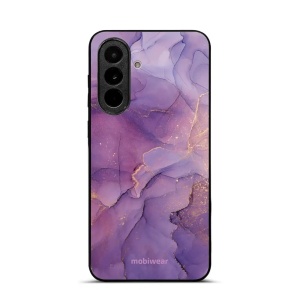 Lesklý kryt na mobil Samsung Galaxy A37 5G - Mobiwear Glossy G050G, fialový mramor