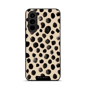 Lesklý kryt na mobil Samsung Galaxy A37 5G - Mobiwear Glossy GA50G, černé puntíky