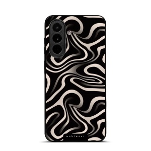 Lesklý kryt na mobil Samsung Galaxy A37 5G - Mobiwear Glossy GA63G, vlnky a linky