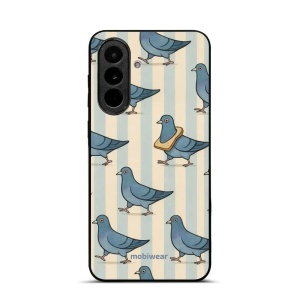 Lesklý kryt na mobil Samsung Galaxy A37 5G - Mobiwear Glossy GP91G, holubi