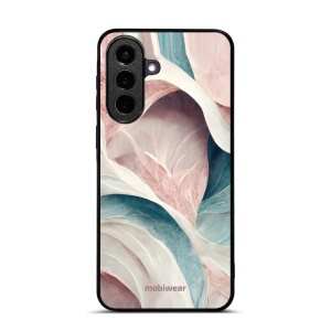 Lesklý kryt na mobil Samsung Galaxy A57 5G - Mobiwear Glossy G026G, růžový a zelenkavý mramor