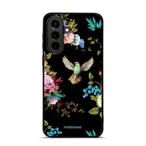 Lesklý kryt na mobil Samsung Galaxy A57 5G - Mobiwear Glossy G041G, ptáček a květy