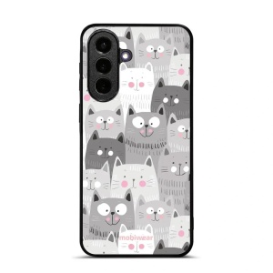 Lesklý kryt na mobil Samsung Galaxy A57 5G - Mobiwear Glossy G045G, kočičky