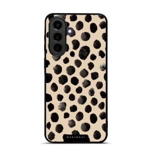 Lesklý kryt na mobil Samsung Galaxy A57 5G - Mobiwear Glossy GA50G, černé puntíky