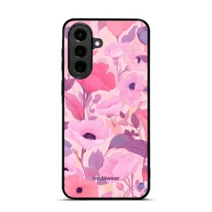 Lesklý kryt na mobil Samsung Galaxy A57 5G - Mobiwear Glossy GP74G, růžové květy snů