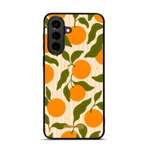 Lesklý kryt na mobil Samsung Galaxy A57 5G - Mobiwear Glossy GP82G, pomeranče