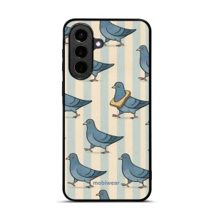 Lesklý kryt na mobil Samsung Galaxy A57 5G - Mobiwear Glossy GP91G, holubi
