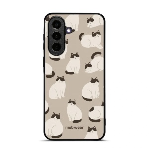 Lesklý kryt na mobil Samsung Galaxy A57 5G - Mobiwear Glossy G160G, kočičáci