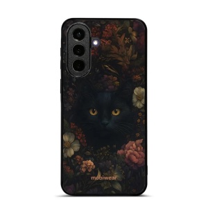 Lesklý kryt na mobil Samsung Galaxy A57 5G - Mobiwear Glossy G161G, temná kočka