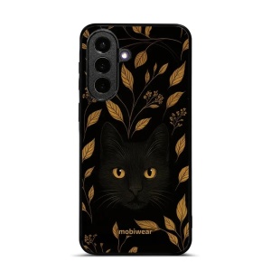 Lesklý kryt na mobil Samsung Galaxy A57 5G - Mobiwear Glossy G164G, černá kočka