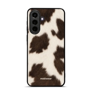 Lesklý kryt na mobil Samsung Galaxy A57 5G - Mobiwear Glossy G166G, hnědá strakatá