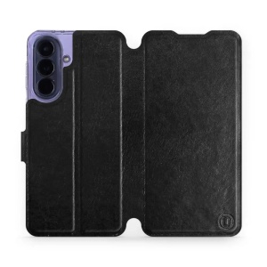 Flip pouzdro Mobiwear na mobil Samsung Galaxy A57 5G - černé a šedé