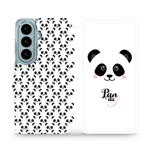 Flip pouzdro Mobiwear na mobil Samsung Galaxy S26 - M030P, panda Amálka