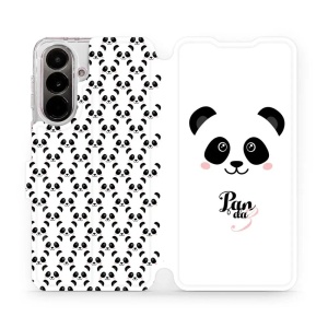 Flip pouzdro Mobiwear na mobil Samsung Galaxy A37 5G - M030P, panda Amálka