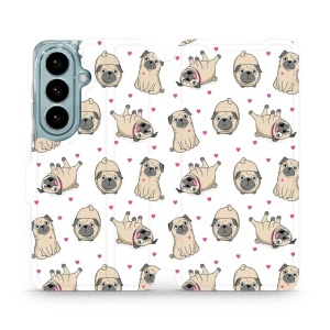 Flip pouzdro Mobiwear na mobil Samsung Galaxy S26 - M097P, mopsíci