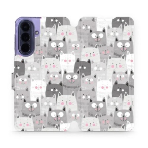Flip pouzdro Mobiwear na mobil Samsung Galaxy A57 5G - M099P, kočičky