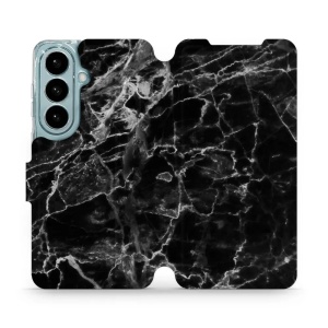 Flip pouzdro Mobiwear na mobil Samsung Galaxy S26 - V056P, černý mramor