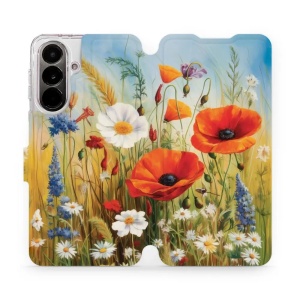 Flip pouzdro Mobiwear na mobil Samsung Galaxy A37 5G - VP43S, letní louka