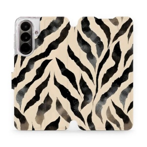Flip pouzdro Mobiwear na mobil Samsung Galaxy A37 5G - VA53S, zebří