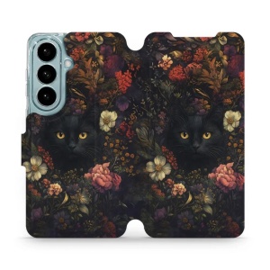 Flip pouzdro Mobiwear na mobil Samsung Galaxy S26 - V161S, temné kočky