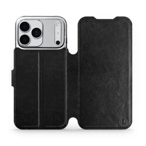 Flipové pouzdro Mobiwear - Apple iPhone 17 Pro Max - Černé a šedé
