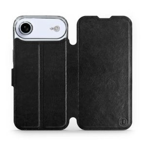 Flipové pouzdro Mobiwear - Apple iPhone Air - Černé a šedé
