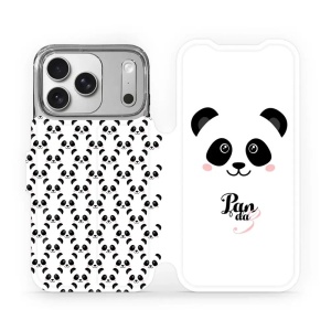 Flipové pouzdro Mobiwear - Apple iPhone 17 Pro - M030P Panda Amálka