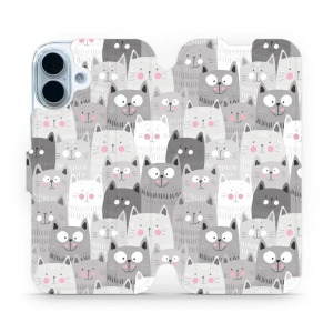 Flipové pouzdro Mobiwear - Apple iPhone 17 - M099P Kočičky