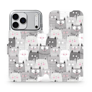 Flipové pouzdro Mobiwear - Apple iPhone 17 Pro Max - M099P Kočičky