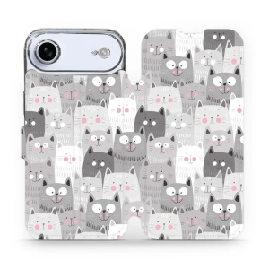 Flipové pouzdro Mobiwear - Apple iPhone Air - M099P Kočičky