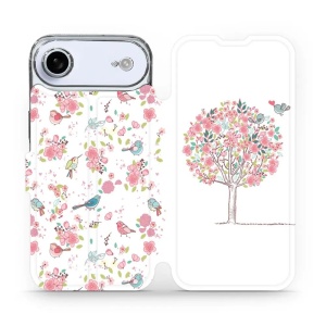 Flipové pouzdro Mobiwear - Apple iPhone Air - M120S Strom a ptáčci