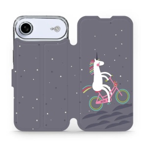 Flipové pouzdro Mobiwear - Apple iPhone Air - V024P Jednorožec na kole