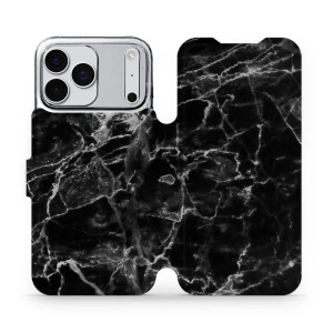 Flipové pouzdro Mobiwear - Apple iPhone 17 Pro Max - V056P Černý mramor