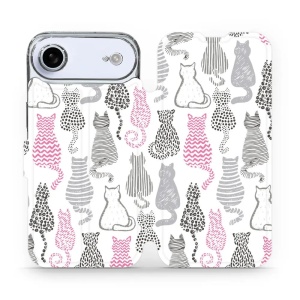 Flipové pouzdro Mobiwear - Apple iPhone Air - MX01S Kočičí zádíčka