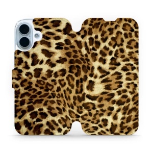 Flipové pouzdro Mobiwear - Apple iPhone 17 - VA33P Leopardí vzor