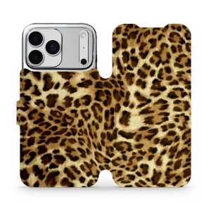 Flipové pouzdro Mobiwear - Apple iPhone 17 Pro Max - VA33P Leopardí vzor