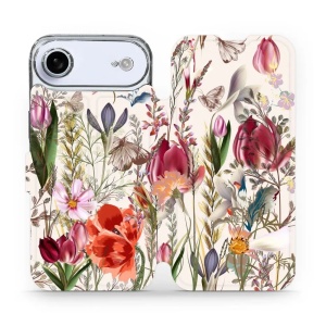 Flipové pouzdro Mobiwear - Apple iPhone Air - MP01S Rozkvetlá louka