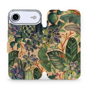 Flipové pouzdro Mobiwear - Apple iPhone Air - VP05S Sukulenty
