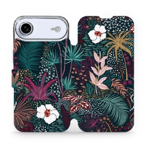 Flipové pouzdro Mobiwear - Apple iPhone Air - VP13S Temná flóra